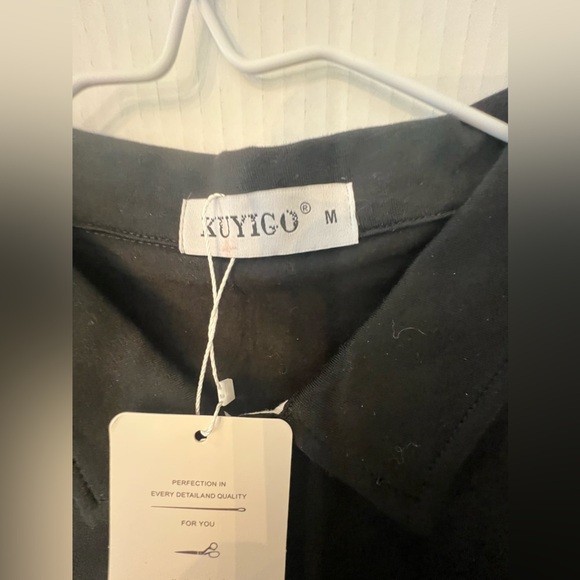 KUYIGO MEN’S SHORT SLEEVE POLO SHIRT   SIZE MEDIUM. COTTON/SPANDEX. - Picture 7 of 8